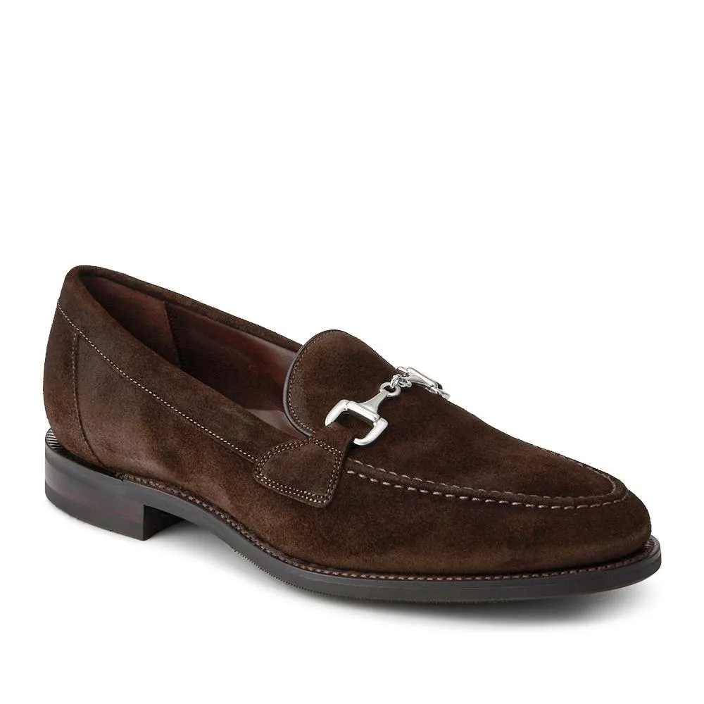 Loake Leather Buckled Loafers - LOA42500 / 328 636 - Dark Brown Suede sold by Jones Bootmaker product image thumbnail 2