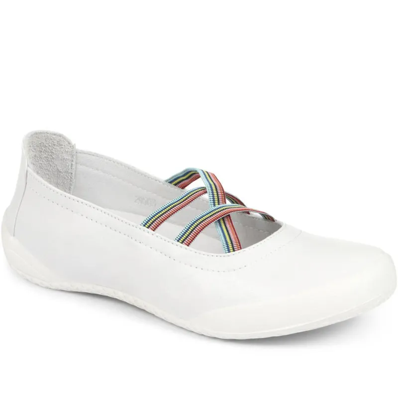 Leather Ballet Flats - PVR29503 / 315 682 sold by Jones Bootmaker