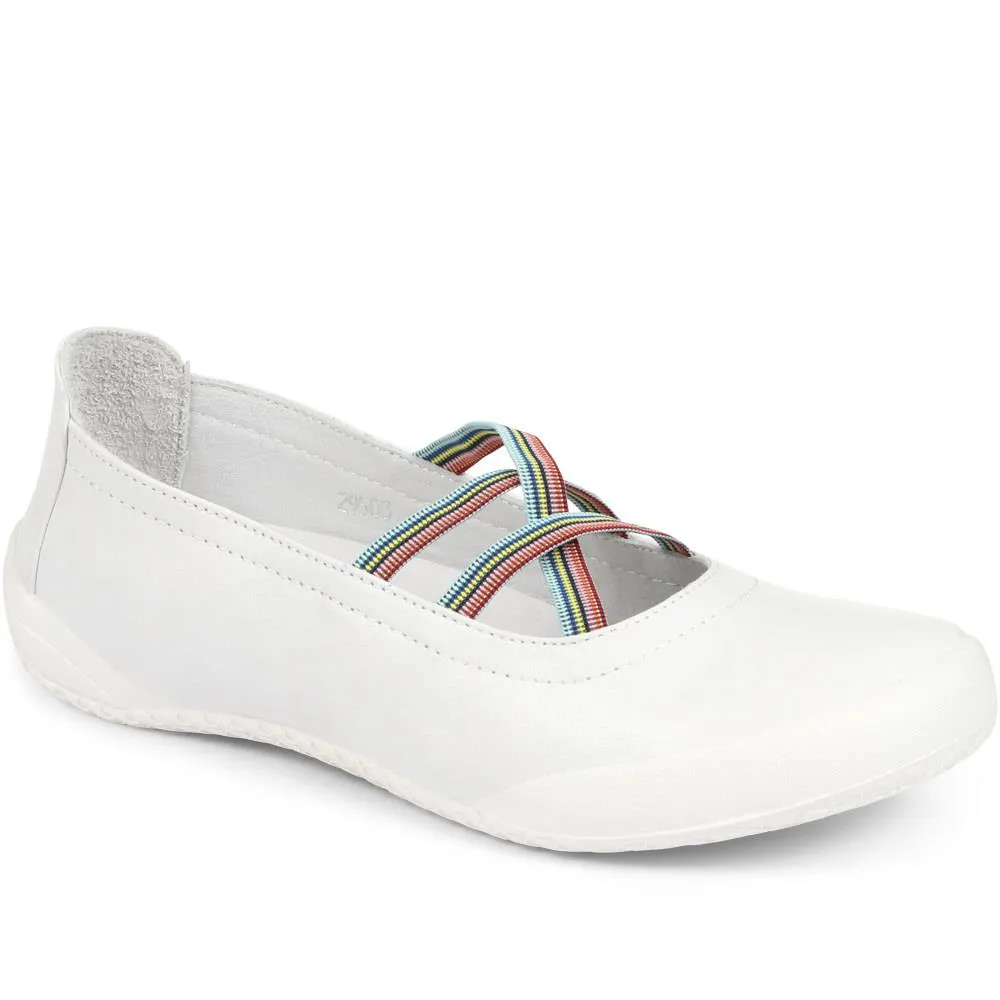 Leather Ballet Flats - PVR29503 / 315 682 sold by Jones Bootmaker