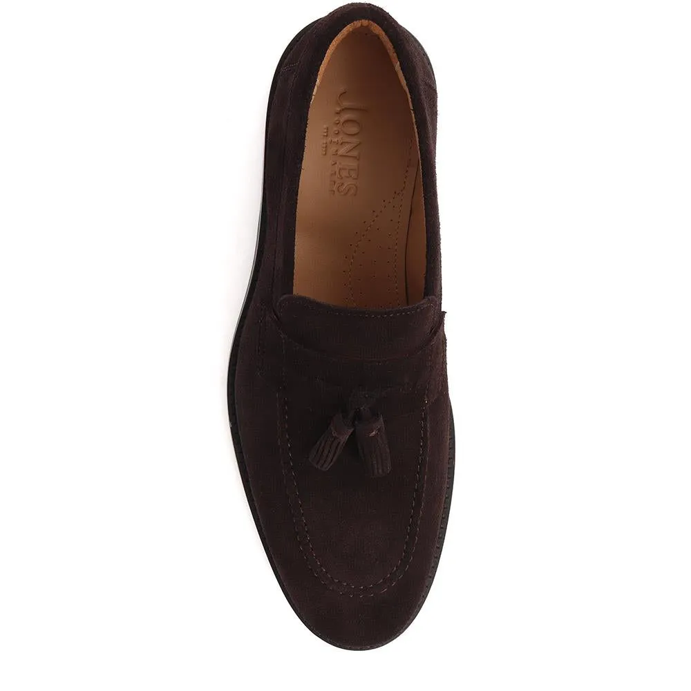 Rogan Leather Loafers - ROGAN / 325 746 - Dark Brown Suede sold by Jones Bootmaker product image thumbnail 5