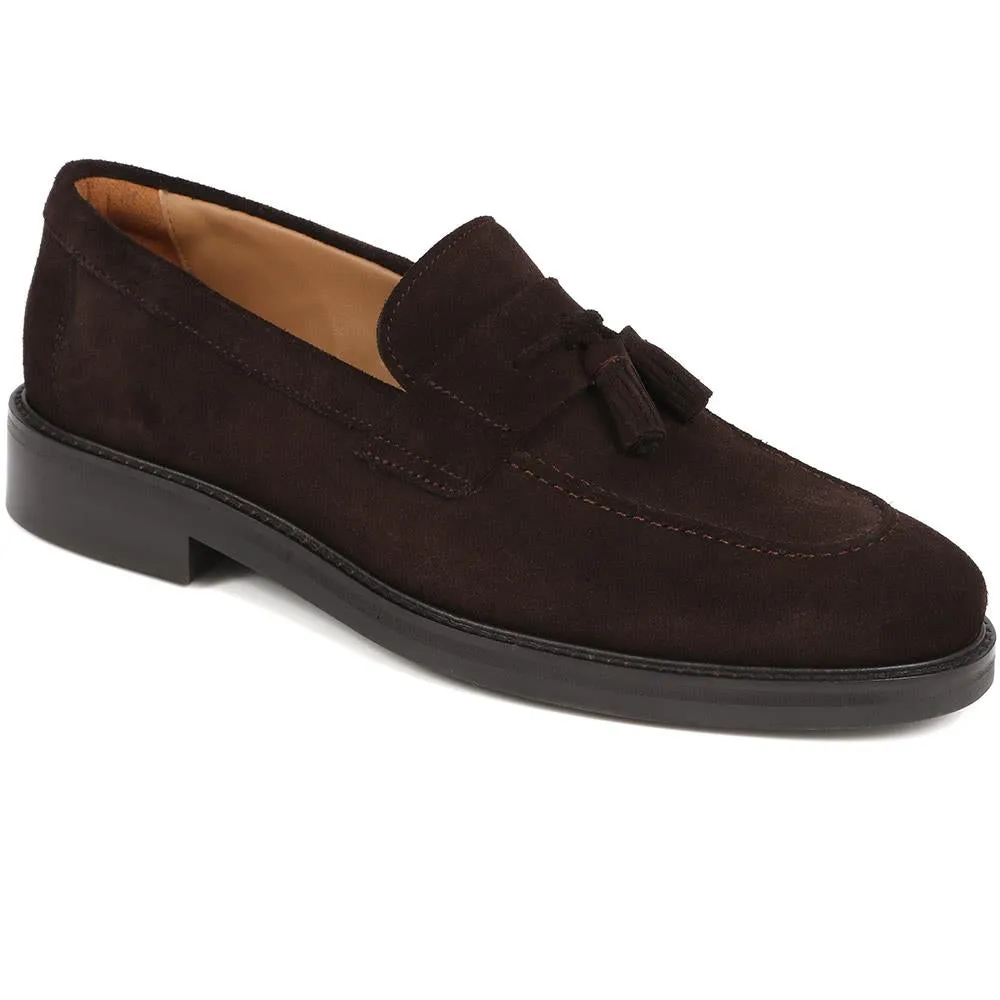 Rogan Leather Loafers - ROGAN / 325 746 - Dark Brown Suede sold by Jones Bootmaker product image thumbnail 2