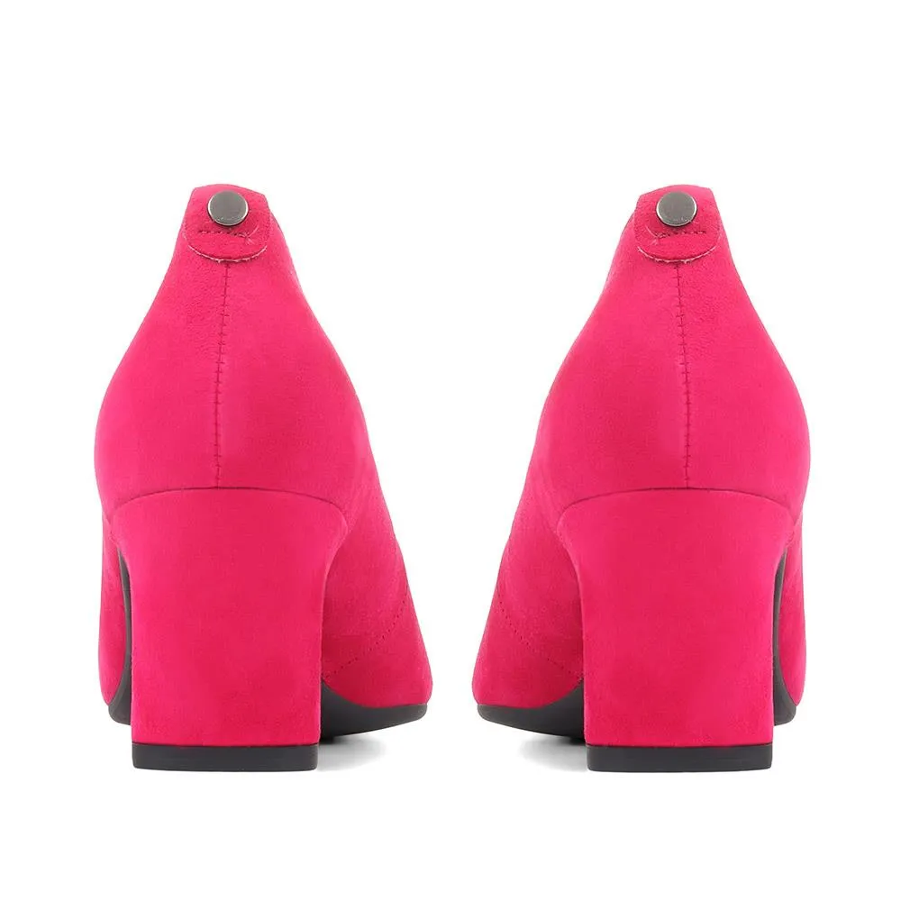 Tanfield Heeled Court Shoes - GAB35544 / 322 514 - Fuchsia sold by Jones Bootmaker product image thumbnail 3