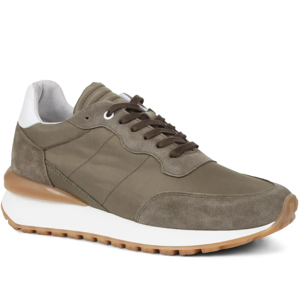 Skipton Lace-Up Trainers - SKIPTON / 322 600 - Khaki sold by Jones Bootmaker product image thumbnail 2