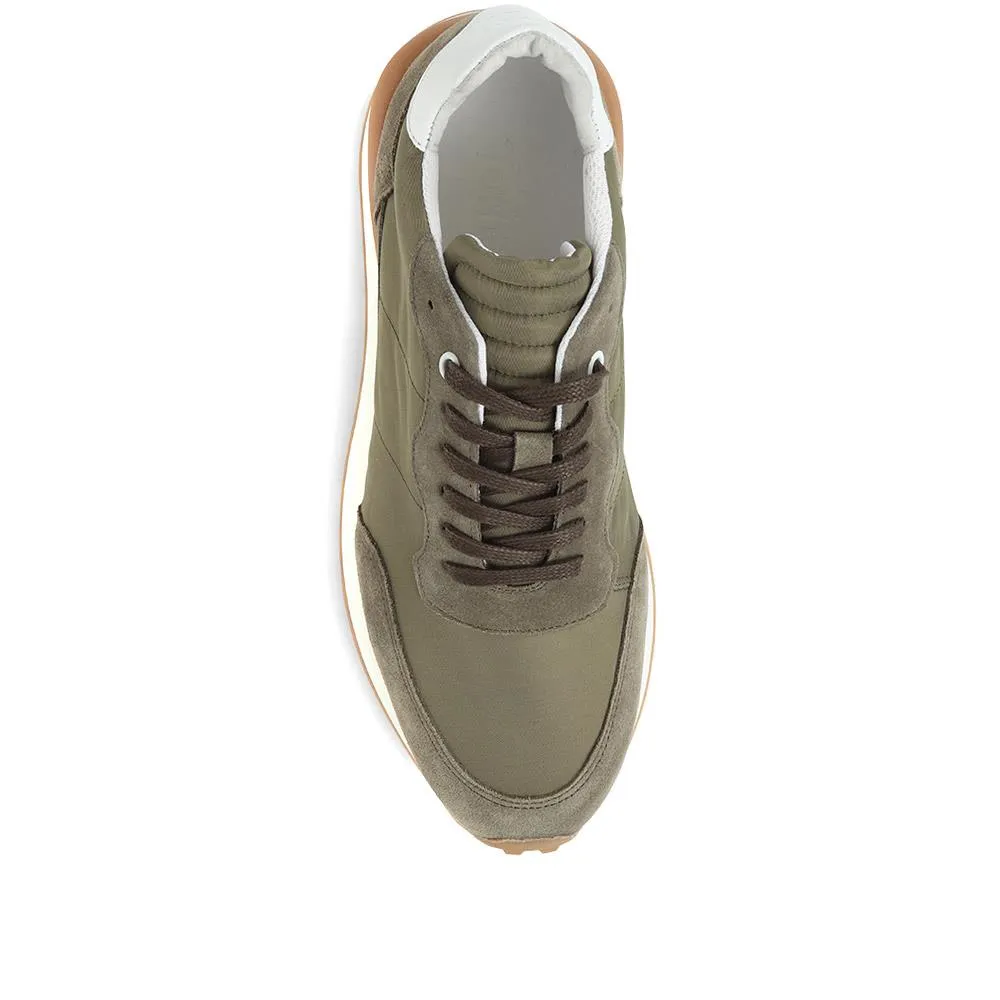 Skipton Lace-Up Trainers - SKIPTON / 322 600 - Khaki sold by Jones Bootmaker product image thumbnail 4
