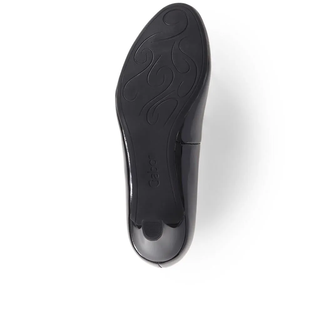 Leather Court Shoes - GAB37523 / 323 654 - Black sold by Jones Bootmaker product image thumbnail 5