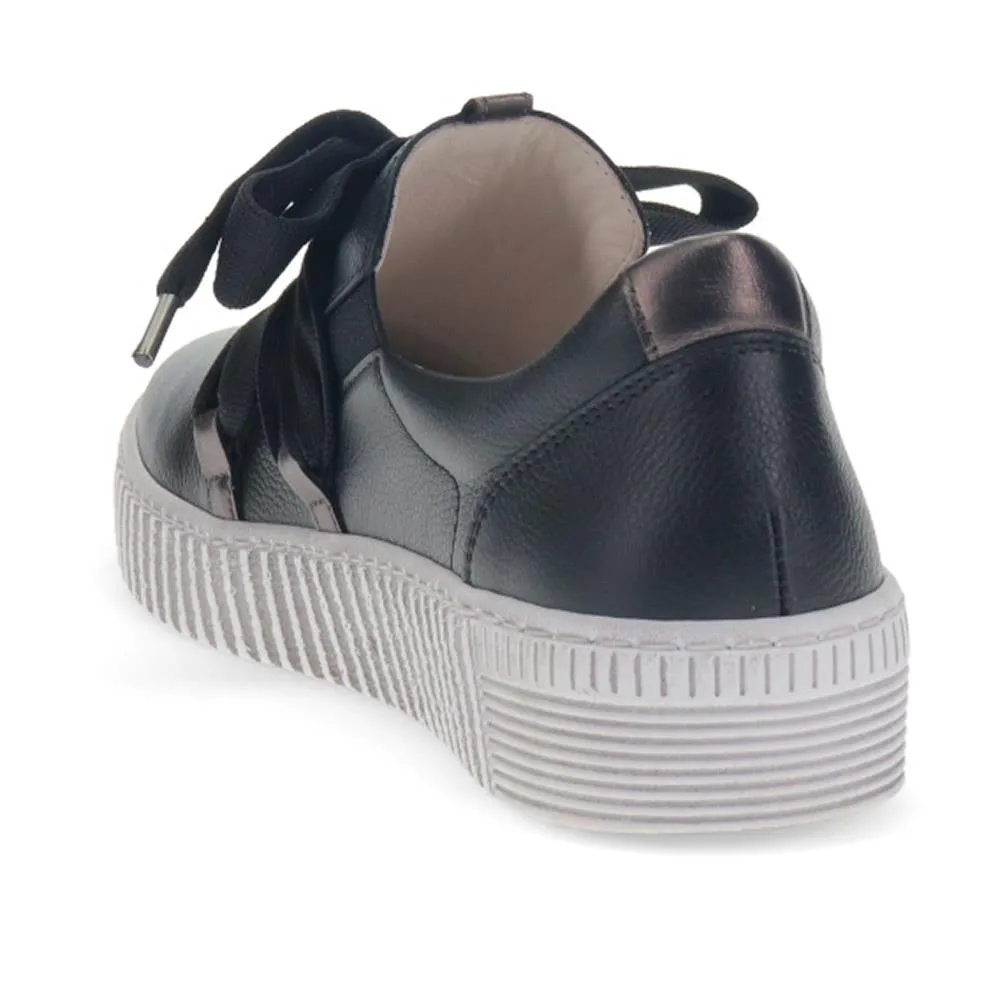 Waltz Gabor Lace-Up Trainers - GAB33506 / 319 497 - Black Leather sold by Jones Bootmaker product image thumbnail 3