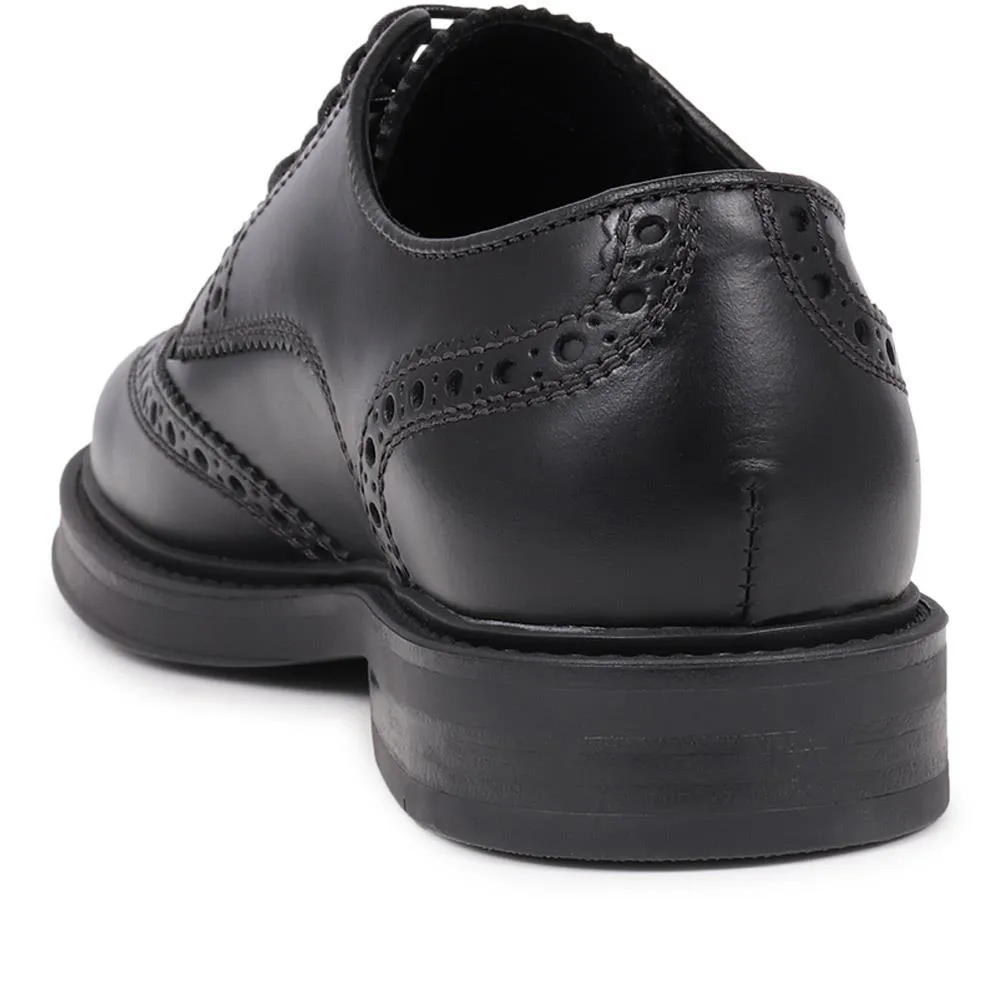 Kilmarnock Leather Lace-Up Shoes - KILMARNOCK / 325 899 - Black sold by Jones Bootmaker product image thumbnail 3