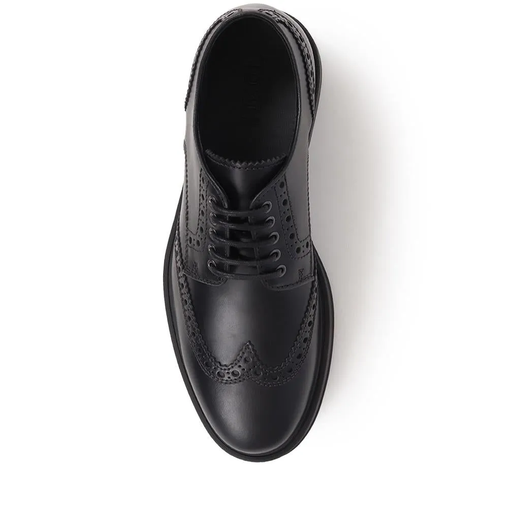 Kilmarnock Leather Lace-Up Shoes - KILMARNOCK / 325 899 - Black sold by Jones Bootmaker product image thumbnail 4