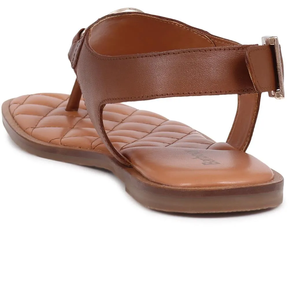 Vivienne Embellished Leather Sandals - BARBR39506 / 324 825 - Cognac sold by Jones Bootmaker product image thumbnail 3