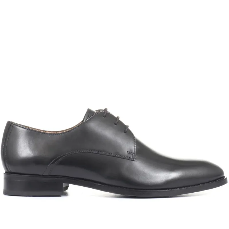Monument Leather Derby Shoes - MONUMENT / 319 852 - Black sold by Jones Bootmaker