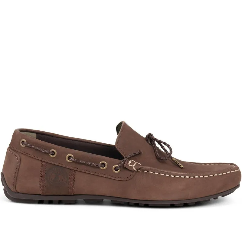 Jenson Leather Driving Shoes - BARBR37503 / 323 287 - Dark Brown sold by Jones Bootmaker