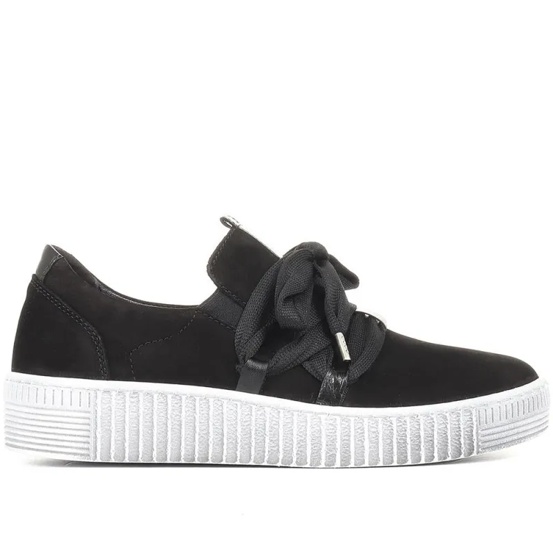 Waltz Gabor Lace-Up Trainers - GAB33506 / 319 497 - Black sold by Jones Bootmaker