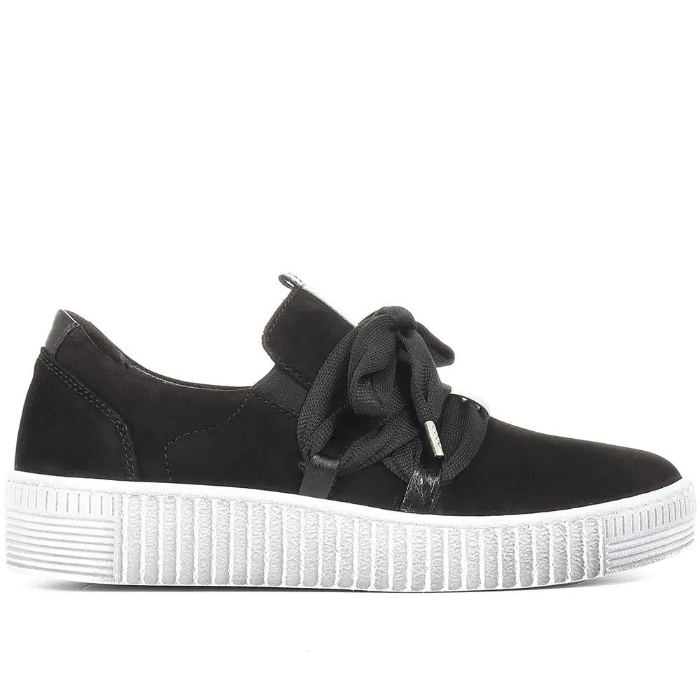 Waltz Gabor Lace-Up Trainers - GAB33506 / 319 497 - Black sold by Jones Bootmaker