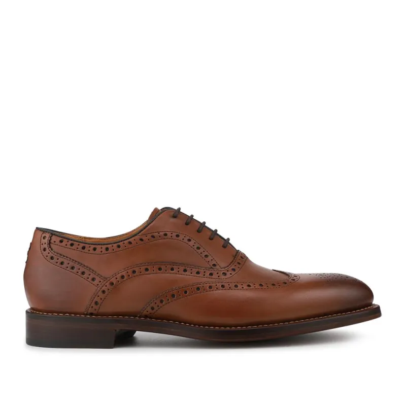 Oliver Sweeney Aldeburgh Calf Leather Oxfords - OLIVR42508 / 328 556 - Chestnut sold by Jones Bootmaker