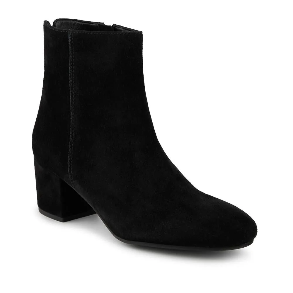 Kylee Smart Leather Zip Up Ankle Boots - KYLEE / 328 285 - Black Suede sold by Jones Bootmaker product image thumbnail 2