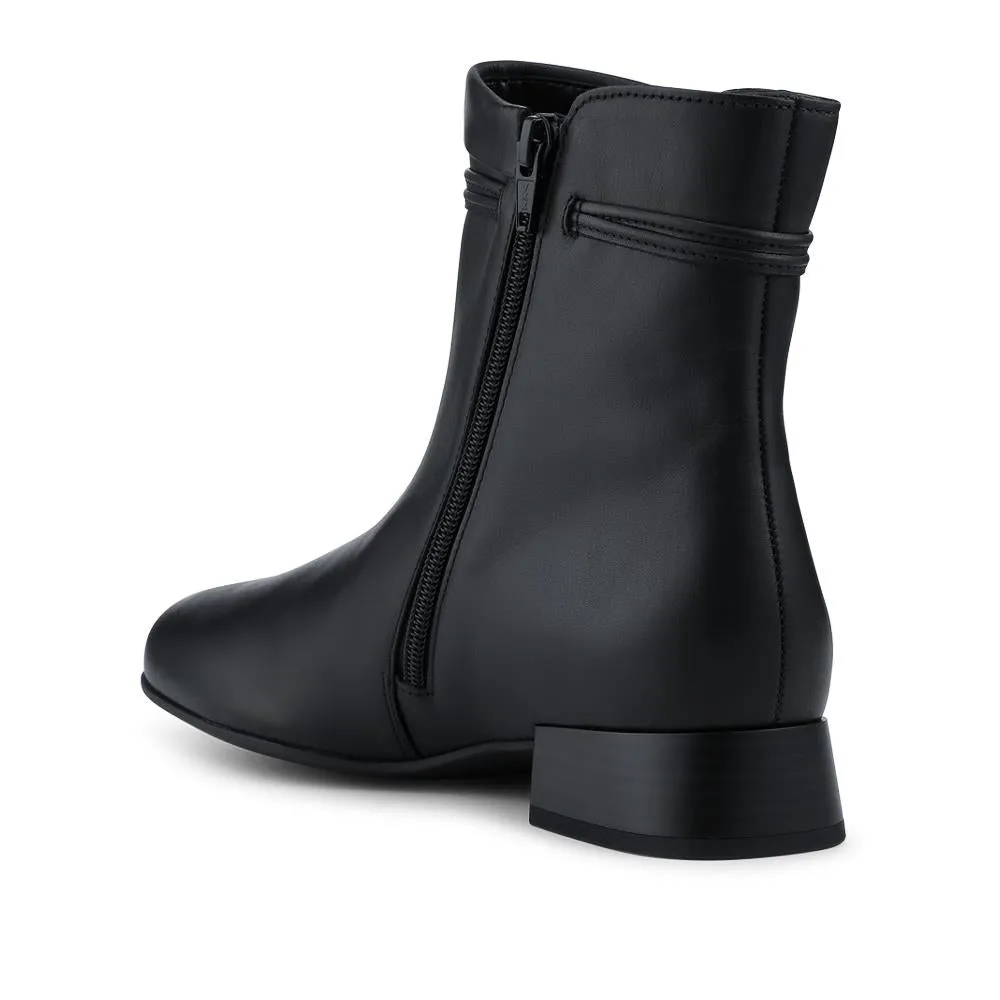 Gabor Leather Block Heel Ankle Boots - GAB42536 / 328 954 - Black sold by Jones Bootmaker product image thumbnail 3