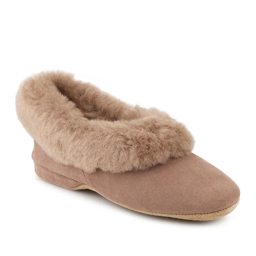 Drapers Jane Sheepskin Slippers - DRAPR42511 / 328 467 - Taupe Suede sold by Jones Bootmaker product image thumbnail 2