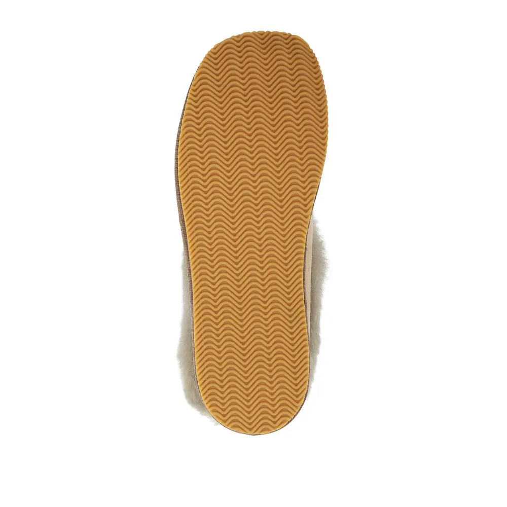 Drapers Sheepskin Bootie Slippers - DRAPR42506 / 328 464 - Taupe Suede sold by Jones Bootmaker product image thumbnail 5