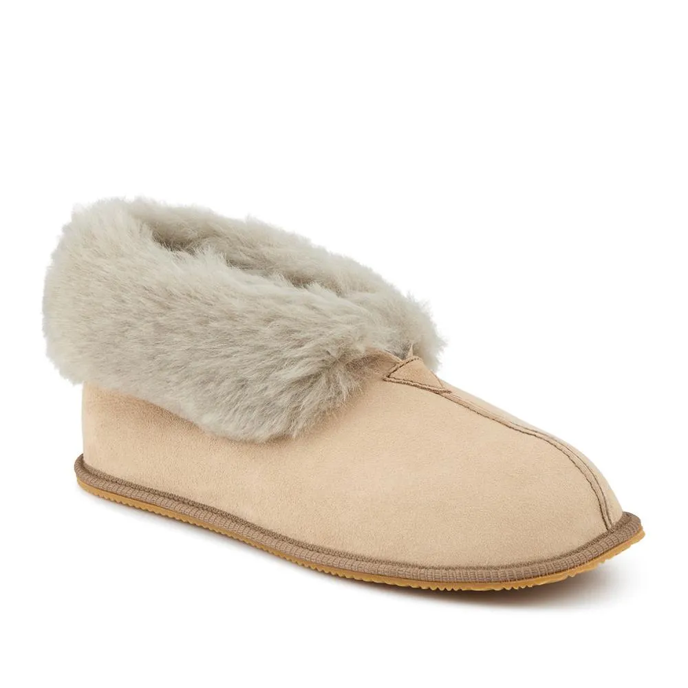 Drapers Sheepskin Bootie Slippers - DRAPR42506 / 328 464 - Taupe Suede sold by Jones Bootmaker product image thumbnail 2