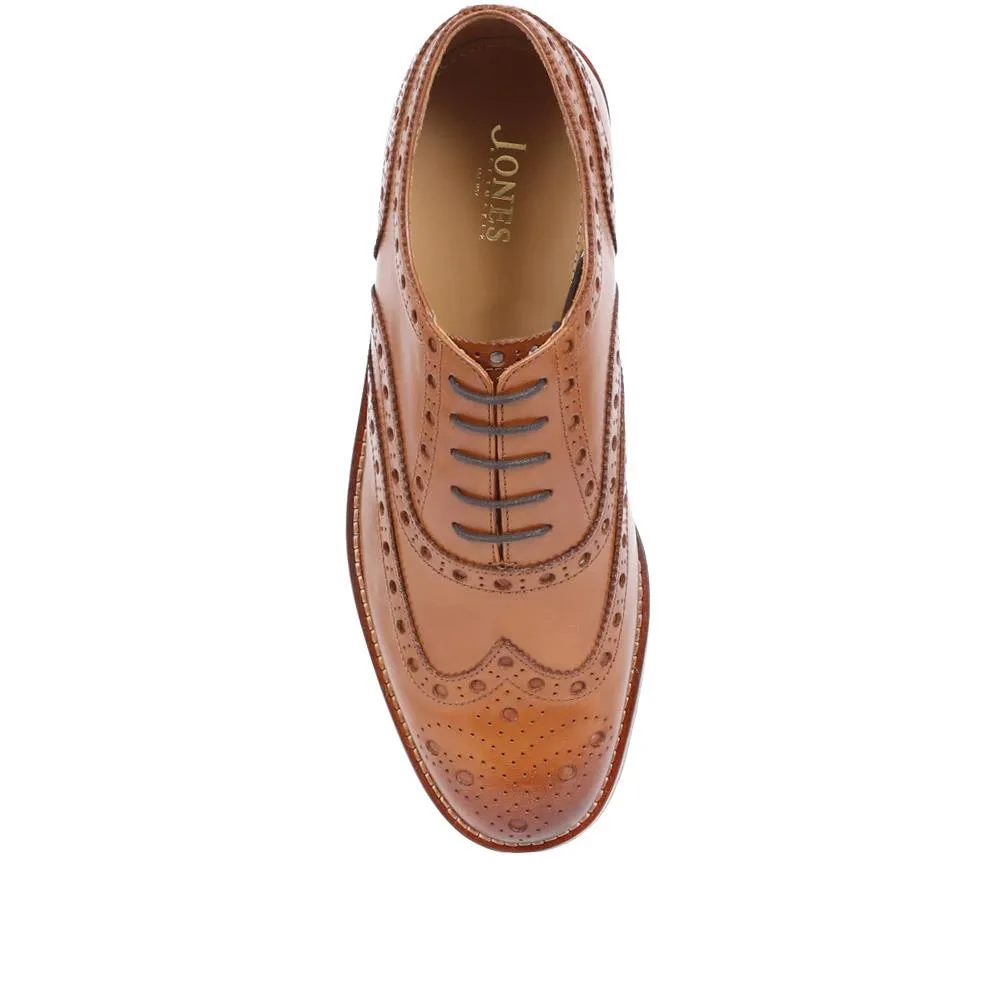 Bertie Oxford Men's Brogues - BERTIE / 319 278 - Tan sold by Jones Bootmaker product image thumbnail 5