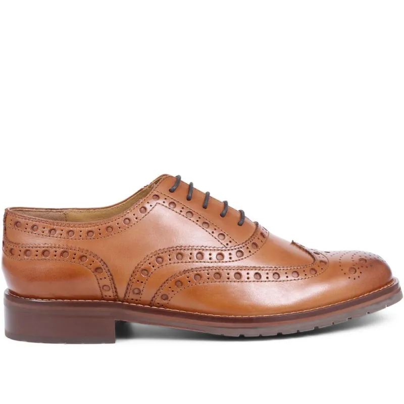 Bertie Oxford Men's Brogues - BERTIE / 319 278 - Tan sold by Jones Bootmaker