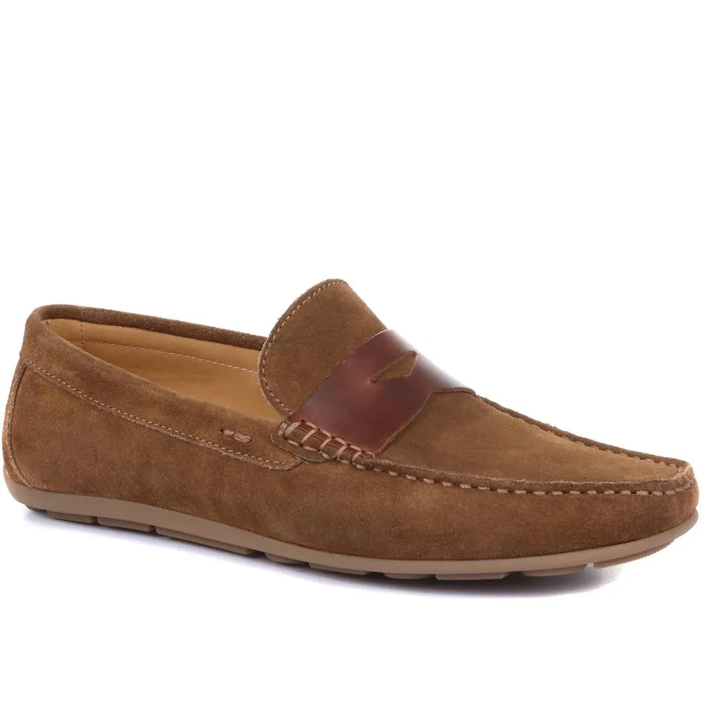 Pierson Suede Leather Loafers - PIERSON / 320 159 - Snuff Suede sold by Jones Bootmaker product image thumbnail 2