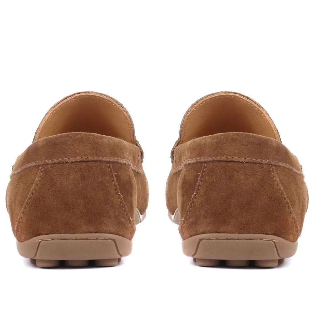 Pierson Suede Leather Loafers - PIERSON / 320 159 - Snuff Suede sold by Jones Bootmaker product image thumbnail 3