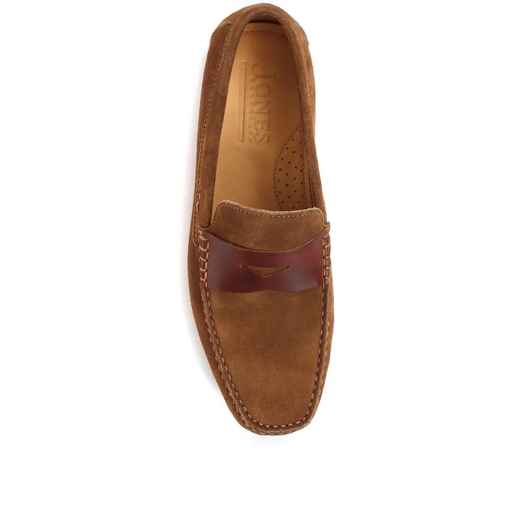 Pierson Suede Leather Loafers - PIERSON / 320 159 - Snuff Suede sold by Jones Bootmaker product image thumbnail 4