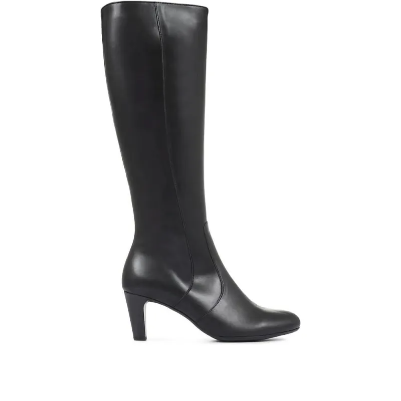 Mid-Calf Leather Boots - GAB32522 / 319 159 - Black sold by Jones Bootmaker