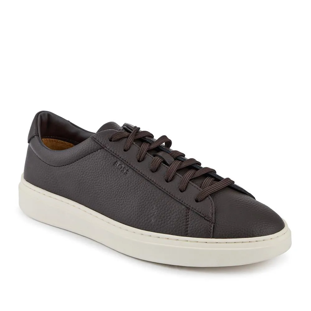 Hugo Boss Leather Low-Top Trainers - HUGO41504 / 327 624 - Dark Brown sold by Jones Bootmaker product image thumbnail 2