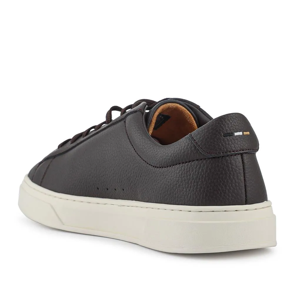 Hugo Boss Leather Low-Top Trainers - HUGO41504 / 327 624 - Dark Brown sold by Jones Bootmaker product image thumbnail 3