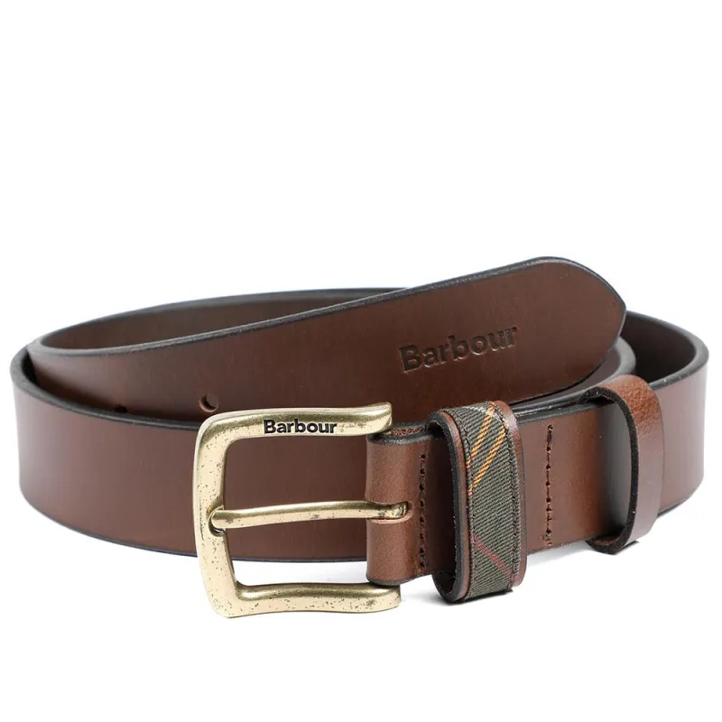 Barbour Esk Leather Belt - BARBR42022 / 328 581 - Brown sold by Jones Bootmaker