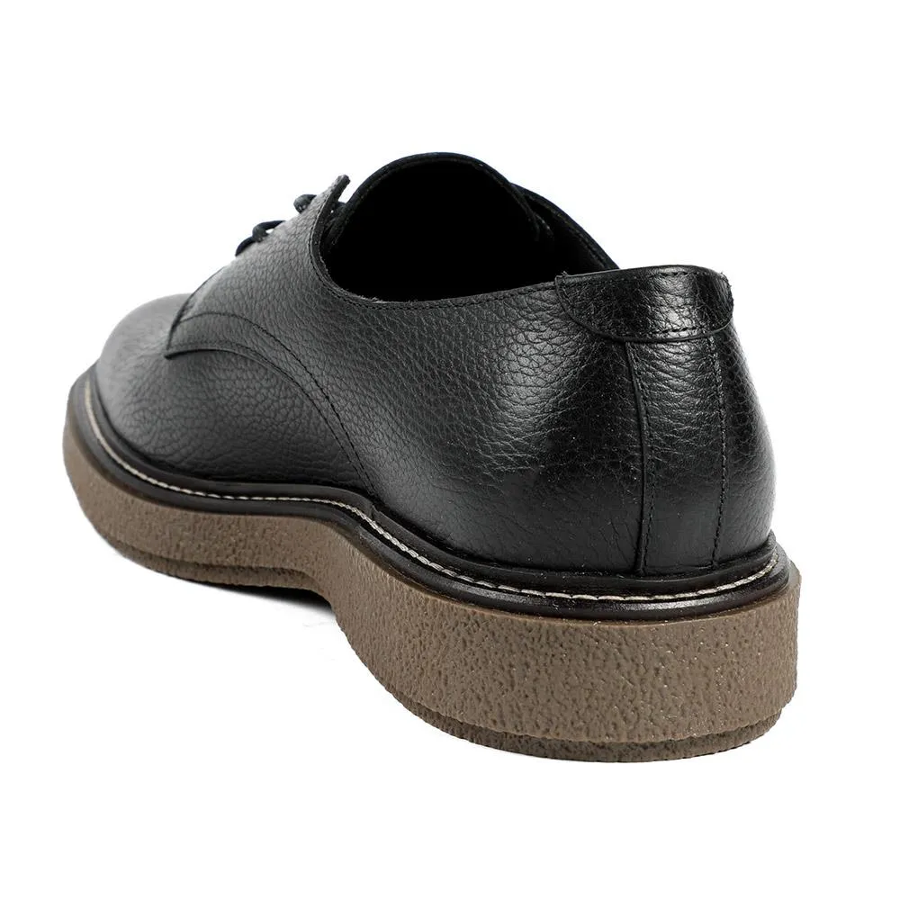 Barbour Harefield Leather Derby Shoes - BARBR42501 / 328 010 - Black sold by Jones Bootmaker product image thumbnail 3