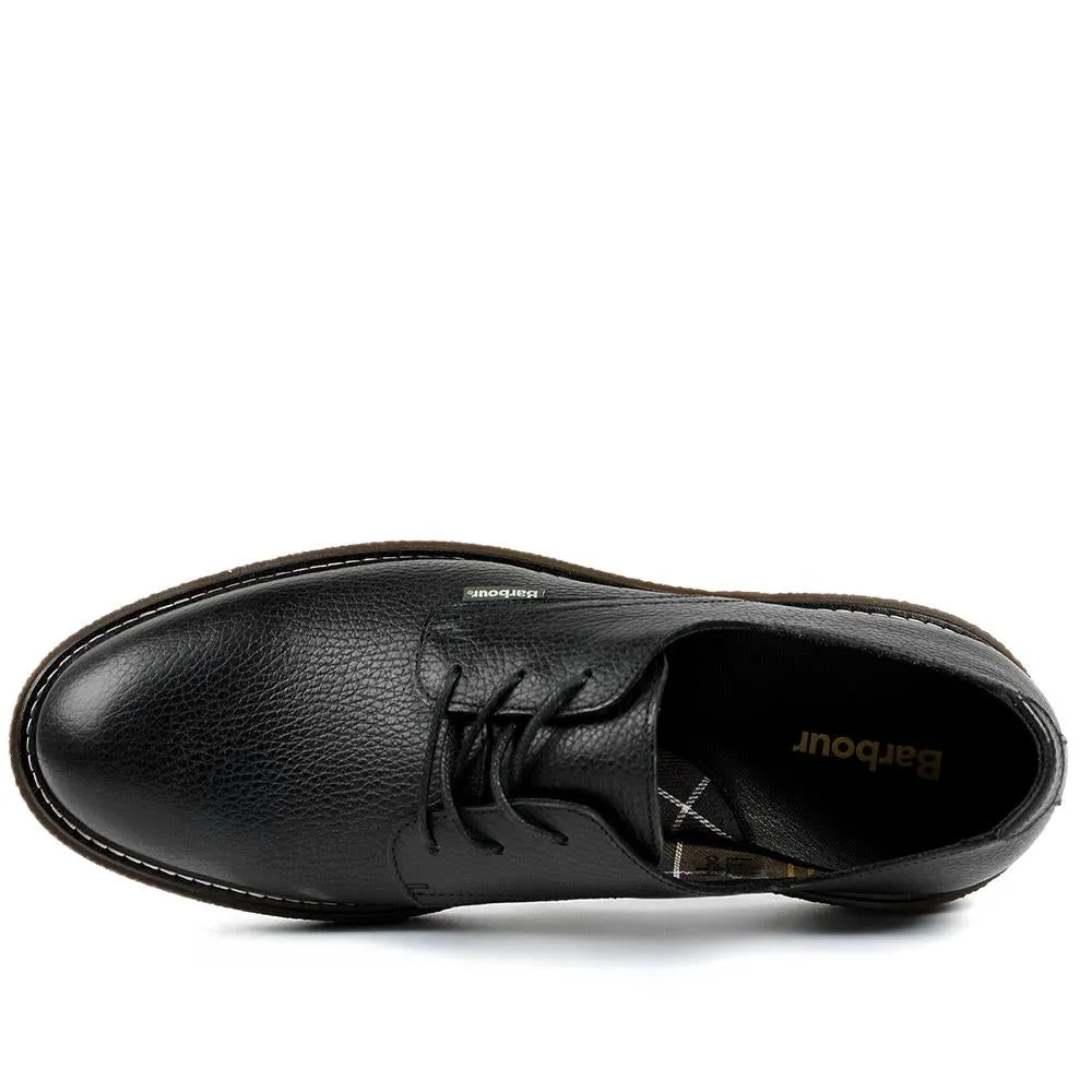 Barbour Harefield Leather Derby Shoes - BARBR42501 / 328 010 - Black sold by Jones Bootmaker product image thumbnail 4
