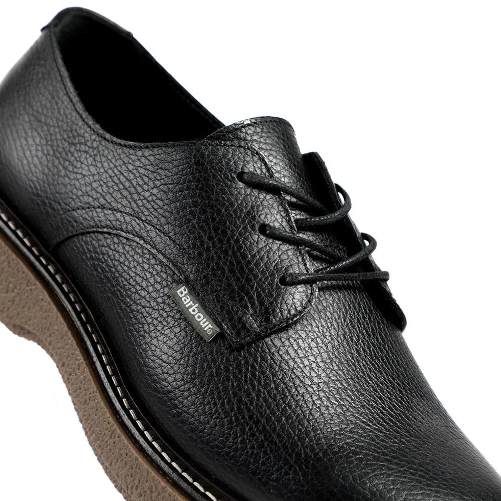 Barbour Harefield Leather Derby Shoes - BARBR42501 / 328 010 - Black sold by Jones Bootmaker product image thumbnail 5