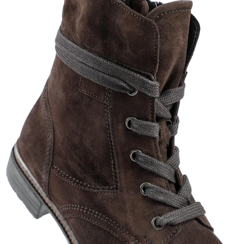 Nerissa Leather Ankle Boots - GAB36545 / 323 039 - Dark Brown Suede sold by Jones Bootmaker product image thumbnail 5