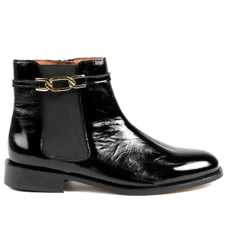 Madina Leather Elasticated Ankle Boots - MADINA / 328 557 sold by Jones Bootmaker