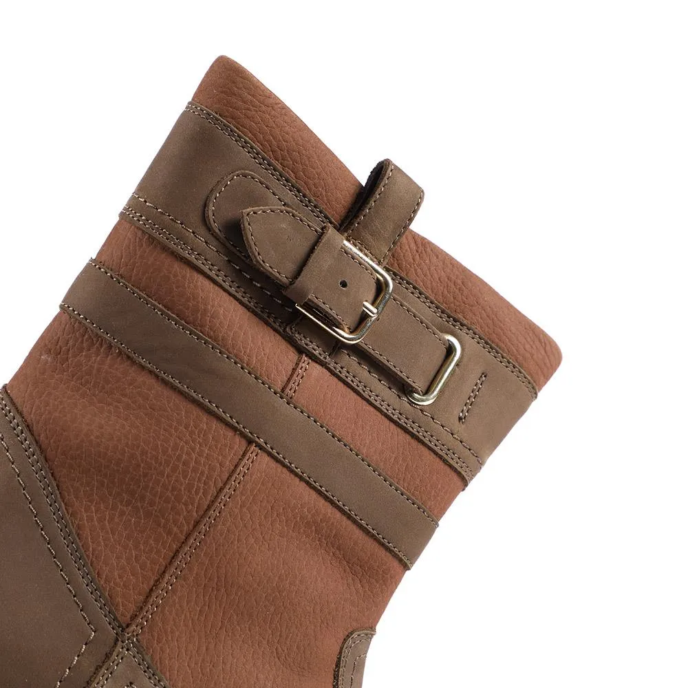 Maryna Leather Slip On Ankle Boots - MARYNA / 327 892 - Tan sold by Jones Bootmaker product image thumbnail 5