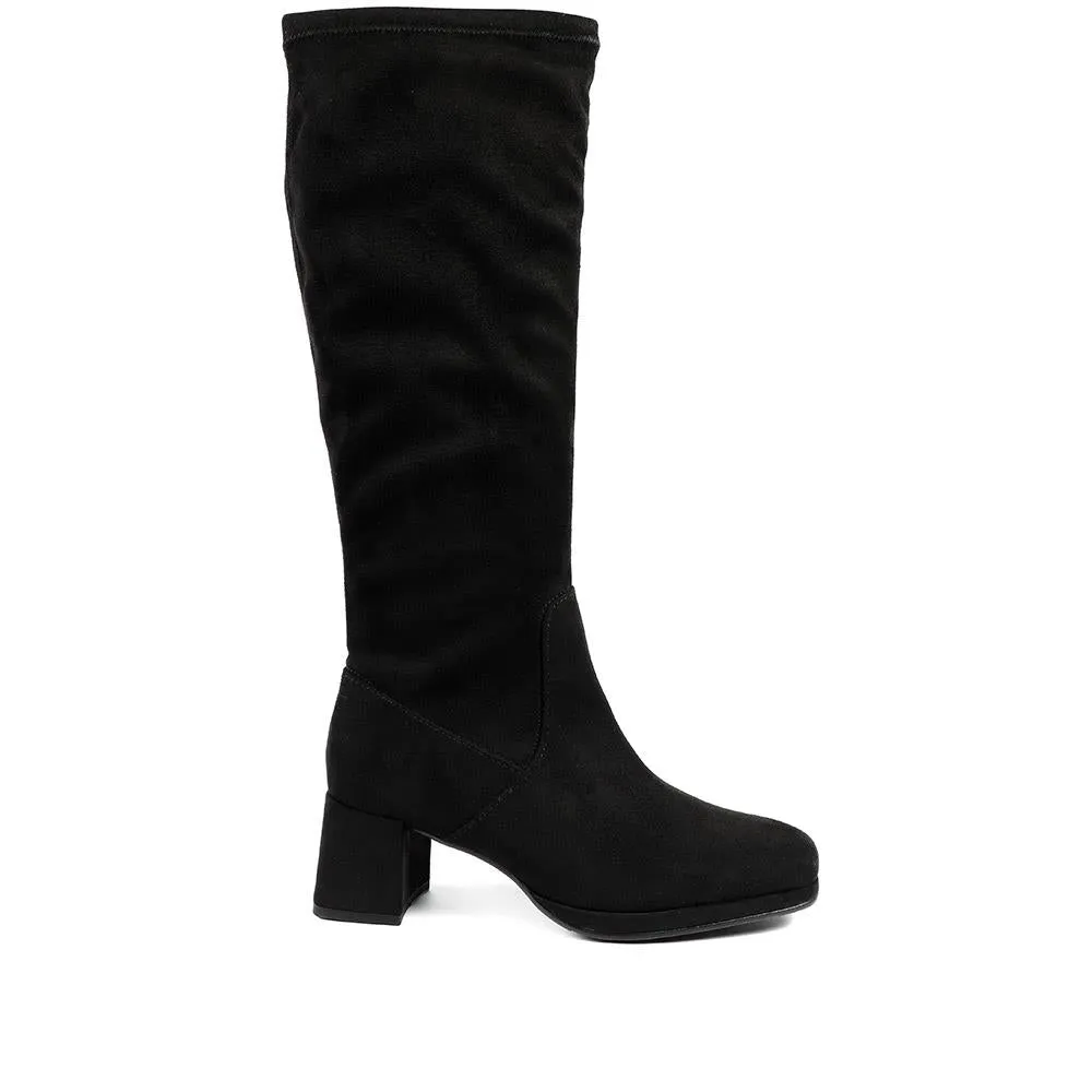 Gabor Cushioned Block Heel Zip Fasten Long Boots - GAB42531 / 328 950 sold by Jones Bootmaker