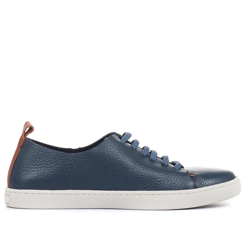 Midwood Women's Leather Trainers - MIDWOOD / 320 084 - Navy sold by Jones Bootmaker