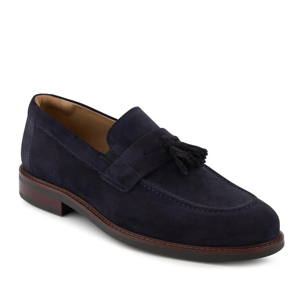 Rodrigo Wide-Fit Leather Tassel Loafers - RODRIGO / 327 901 - Navy Suede sold by Jones Bootmaker product image thumbnail 2