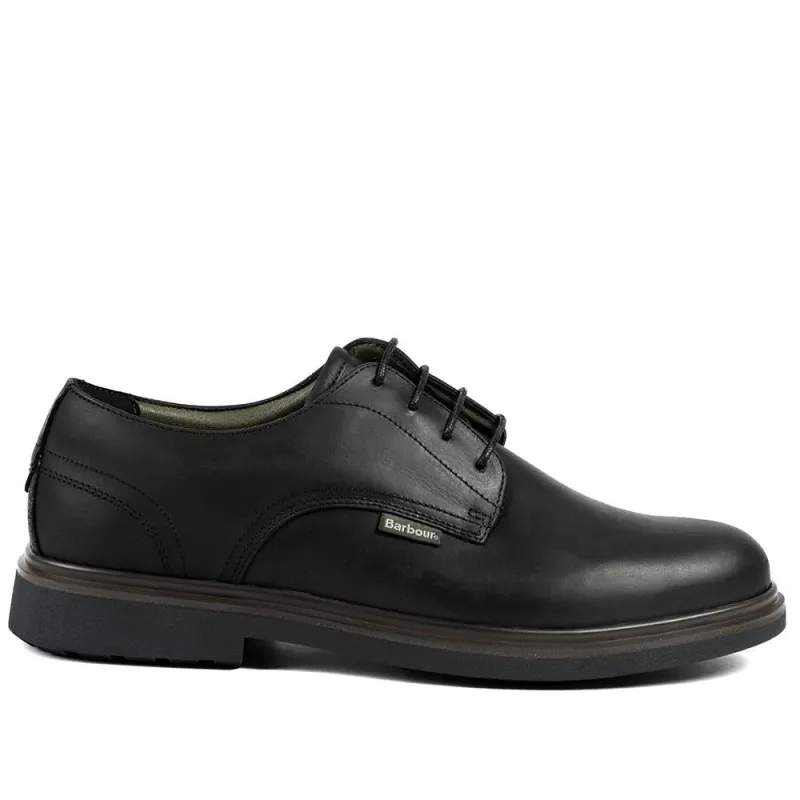 Barbour Carthy Leather Derby Shoes - BARBR42500 / 328 009 - Black sold by Jones Bootmaker