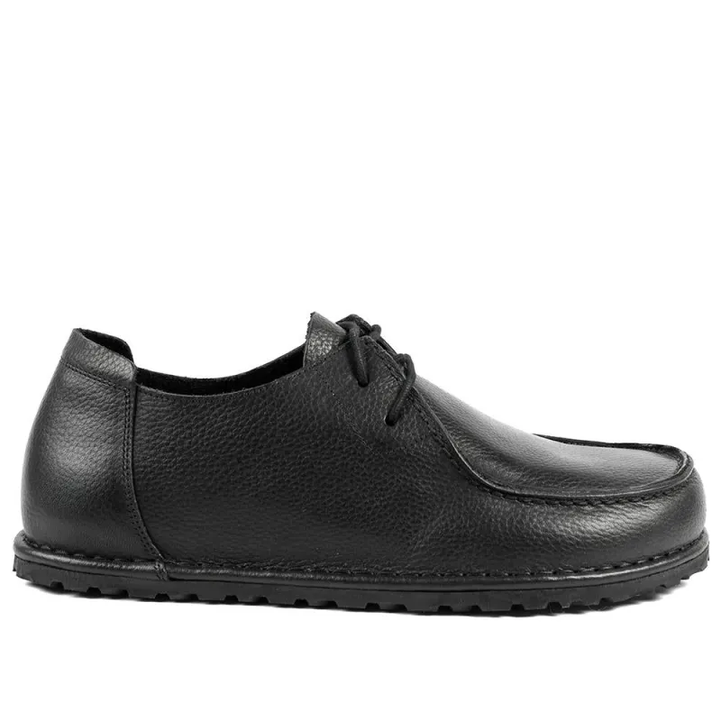 Leather Lace-Up Shoes - BIRK41517 / 327 307 - Black sold by Jones Bootmaker