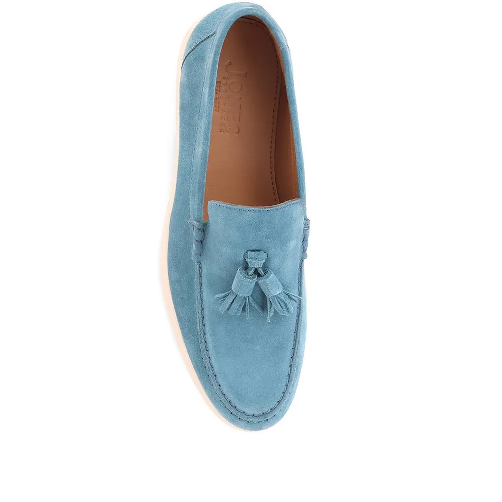 Quin Suede Tassel Loafers - QUIN / 321 689 - Blue Suede sold by Jones Bootmaker product image thumbnail 4