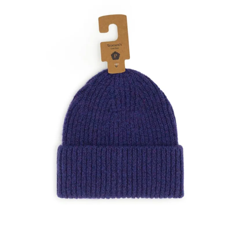 Warm Knitted Beanie - SISK42001 / 328 437 - Purple sold by Jones Bootmaker