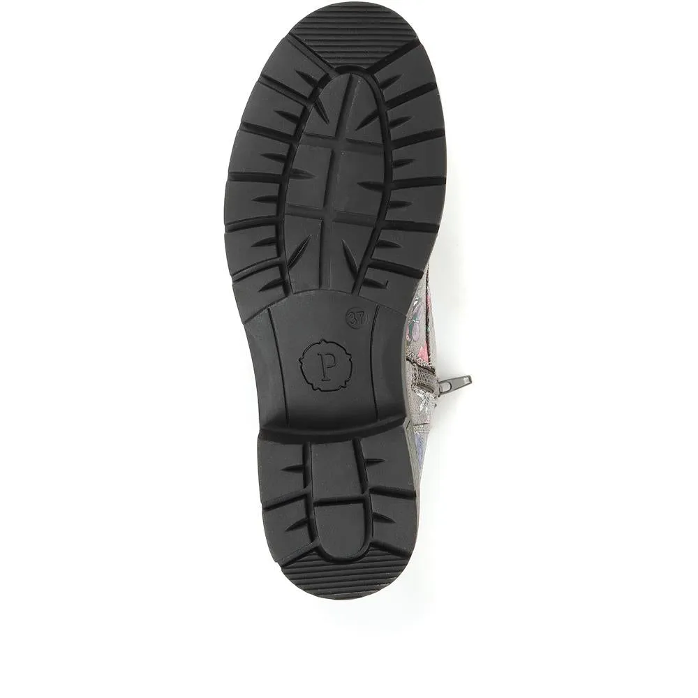 Chunky Lace-Up Ankle Boots - WBINS32015 / 318 884 - Grey Multi sold by Jones Bootmaker product image thumbnail 4