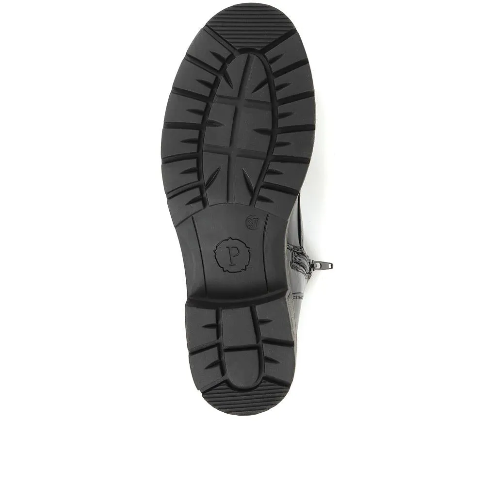 Chunky Lace-Up Ankle Boots - WBINS32015 / 318 884 - Black sold by Jones Bootmaker product image thumbnail 4