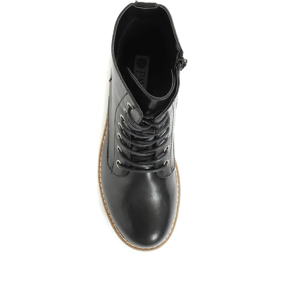 Chunky Lace-Up Ankle Boots - WBINS32015 / 318 884 - Black sold by Jones Bootmaker product image thumbnail 5