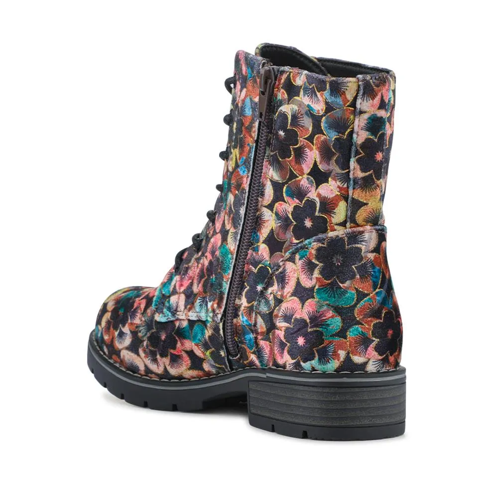 Chunky Lace-Up Ankle Boots - WBINS32015 / 318 884 - Floral sold by Jones Bootmaker product image thumbnail 3