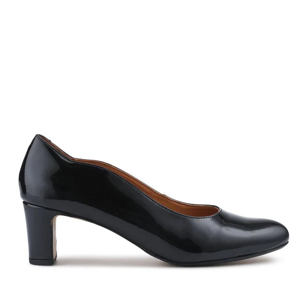 Zoey Leather Court Shoes - ZOEY / 323 597 - Black Patent sold by Jones Bootmaker product image thumbnail 4